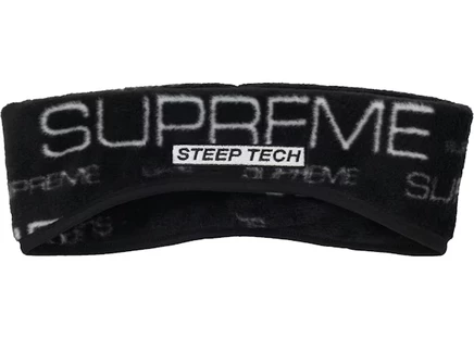 Унисекс повязка на голову Supreme The North Face Tech, черная