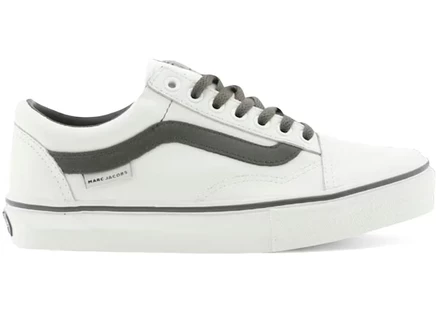 Мужские кеды Vans Old Skool LX Marc Jacobs, бело‑антрацитовые