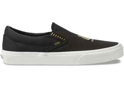 Мужские слипоны Vans Slip-On Harry Potter Hufflepuff, черно-желтые