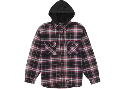 Мужская фланелевая рубашка Supreme Dickies, черная