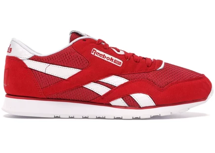 Кроссовки Reebok Classic Nylon Bait x YG, красно-белые