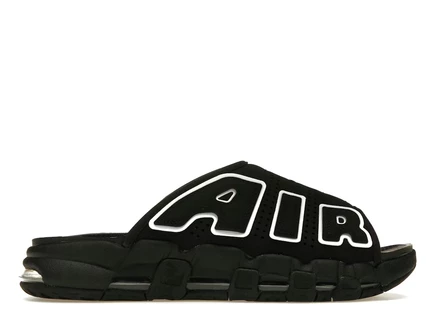 Мужские сланцы Nike Air More Uptempo Slide OG, черно-белые