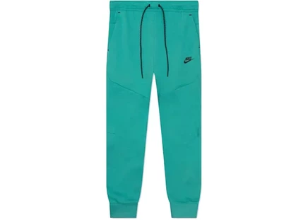 Мужские джоггеры Nike Tech Fleece, бирюзово‑черные