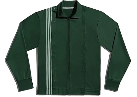Унисекс куртка Adidas Ivy Park 3-Stripes, тёмно-зелёная