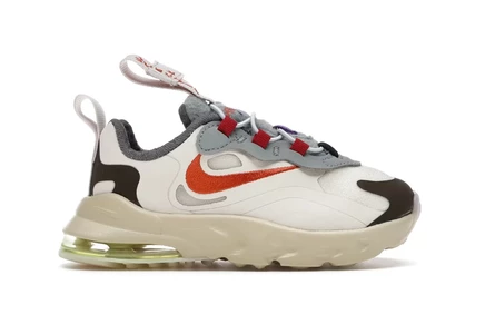 Детские кроссовки Nike Air Max 270 React Cactus Trails, кремовые