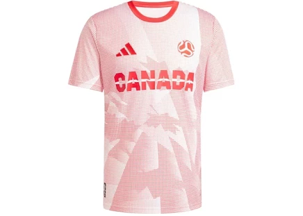 Мужское джерси Adidas Canada JI7636, бело-красное