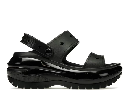 Унисекс сандалии Crocs Mega Crush из вспененного материала Croslite, черные