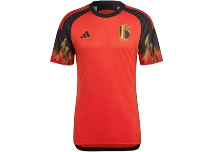 Мужская официальная домашняя футболка Adidas Belgium 2022, красная