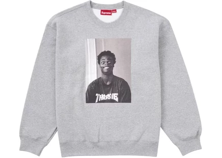 Мужской свитшот Supreme Thrasher, серый меланж