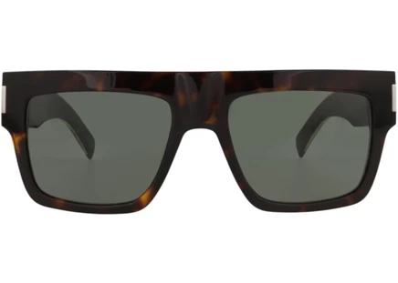 Saint Laurent Square-Frame Recycled Acetate Sunglasses Havana Havana Grey (SL628-30014611-003) havana havana grey (sl628-30014611-003)
