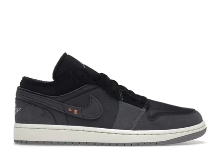 Мужские кроссовки Jordan 1 Low Craft Inside Out, черные