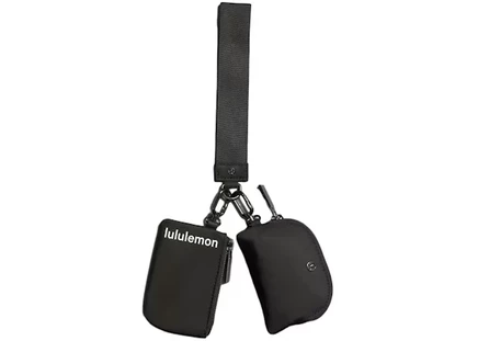 Унисекс кошелек Lululemon Dual Pouch Wristlet, черный