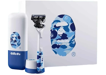 Коллекционная бритва BAPE x Gillette, лимитированная, большая коробка, 4 лезвия