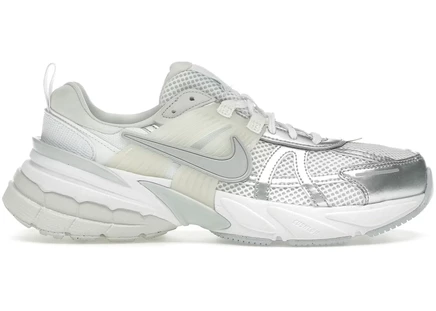 Женские кроссовки Nike V2K Run, серебристо-белые