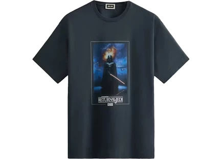 Мужская футболка KITH x Star Wars Sith Lord Vintage, темно-синяя PH