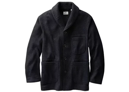 Мужская куртка Uniqlo x Engineered Garments флисовая, синяя