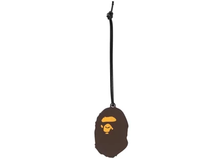 Мужской брелок Bape Ape Head Mirror, коричневый