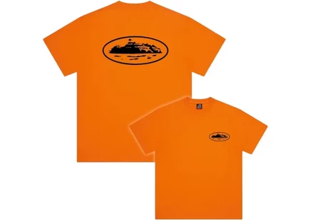Мужская футболка Corteiz OG Island Tee, оранжевая