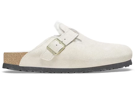 Мужские сабо Birkenstock Boston, кремовые