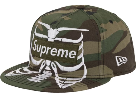 Supreme Bones Box Logo New Era 59Fifty Cap Camo camo