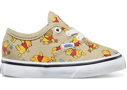 Детские кеды Vans Authentic «Винни-Пух», светло-хаки