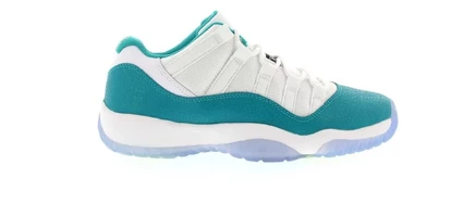 Jordan 11 Retro Low Aqua Safari (GS) white/turbo green-volt ice-black