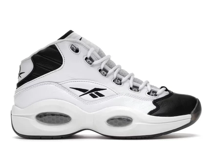 Мужские кроссовки Reebok Question Mid Why Not Us, бело-черные
