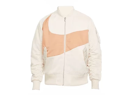 Мужской свитшот Nike Sportswear Swoosh Therma-Fit, кремово-белый