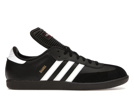 Мужские кроссовки Adidas Samba, черно-белые/темно-коричневые