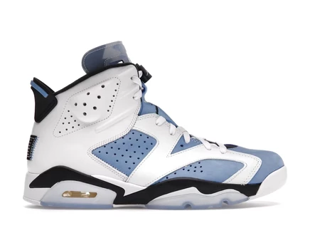 Мужские кроссовки Jordan Air Jordan 6 Retro UNC, белые