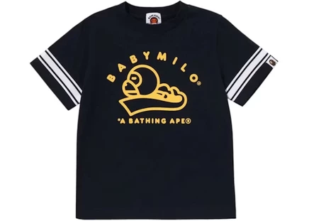 BAPE Kids Baby Milo Football Tee Navy navy