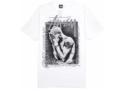 Мужская футболка Stussy x Goldie Metalheadz 30, белая