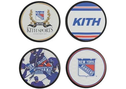 Набор подставок KITH x New York Rangers 4 шт., разноцветные