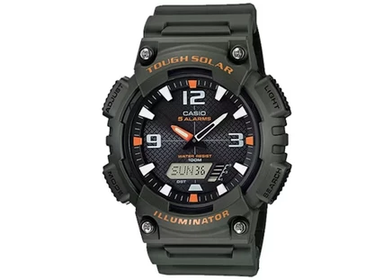 Мужские часы Casio G-Shock AQ-S810W-3A кварцевые, корпус 47 мм, черный