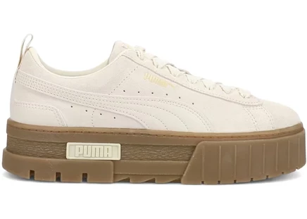 Женские кроссовки Puma Mayze Brushed Suede, белые