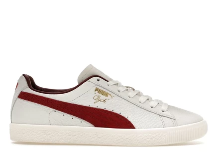Мужские кроссовки Puma Clyde Made in Italy, бело-красные