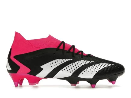 Мужские бутсы Adidas Predator Accuracy.1 SG, черные/ярко‑розовые