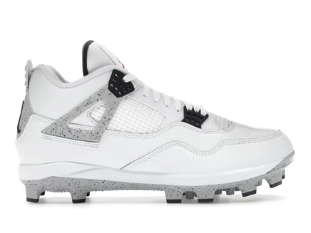 Мужские кроссовки jordan 4 retro mcs white cement