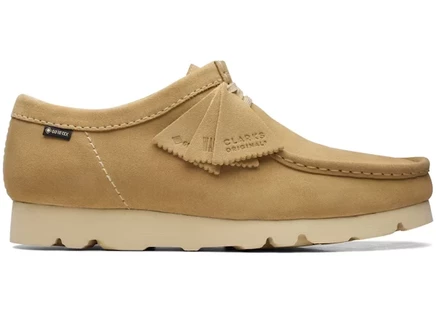 Мужские мокасины Clarks Wallabee Gore-Tex, кленовый замш