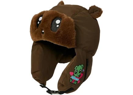 Мужская шапка-ушанка Palace Kawaii Puffa Trooper, коричневая