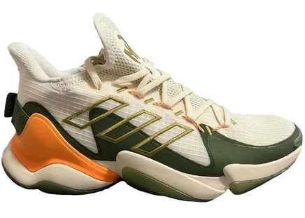 Мужские кроссовки adidas impact flx mahomes, хаки/оранжевый