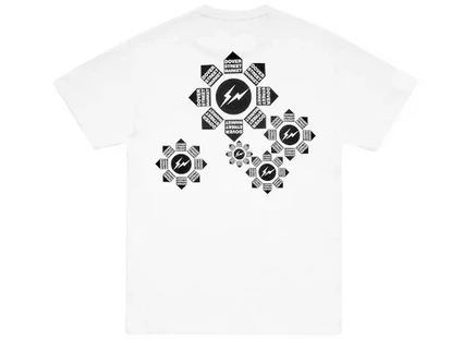 Мужская футболка Fragment x Dover Street Market Sunflower, белая