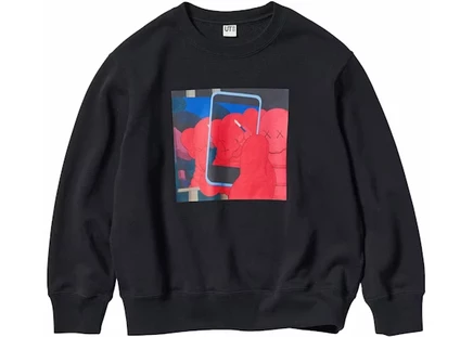 Детский свитшот KAWS x Uniqlo Warhol 476408, черный