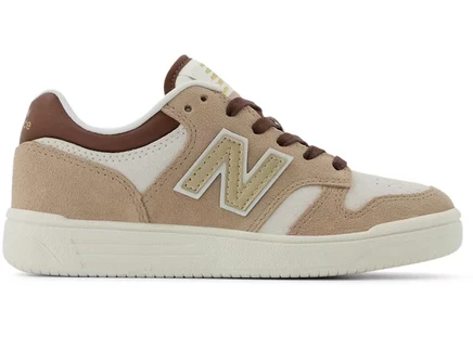 Детские кроссовки New Balance 480 Lace, flat taupe/sea salt