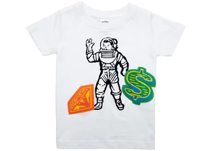Детская трикотажная футболка Billionaire Boys Club Billio Astro, белая