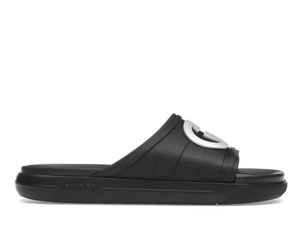 Мужские сланцы Gucci Interlocking G, черные