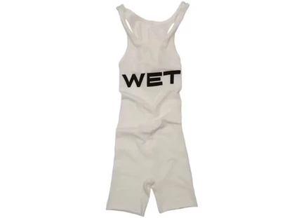 Боди Yeezy x Mowalola Wet, белое