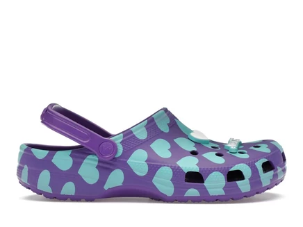 Мужские сабо Crocs Classic Clog Awake NY, фиолетово-бирюзовые