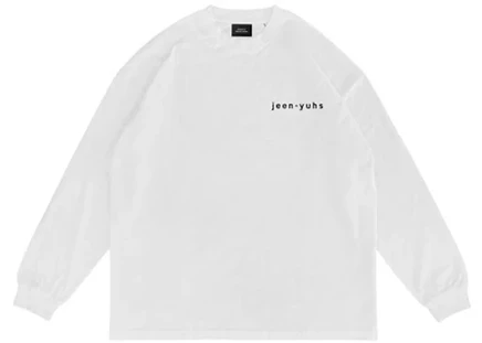 Мужской лонгслив Kanye West Jeen-Yuhs, белый