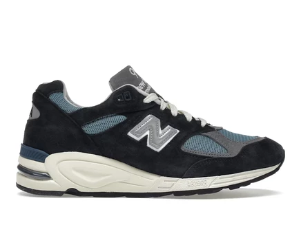 Мужские кроссовки New Balance 990v2 MiUSA Teddy Santis, темно-синие